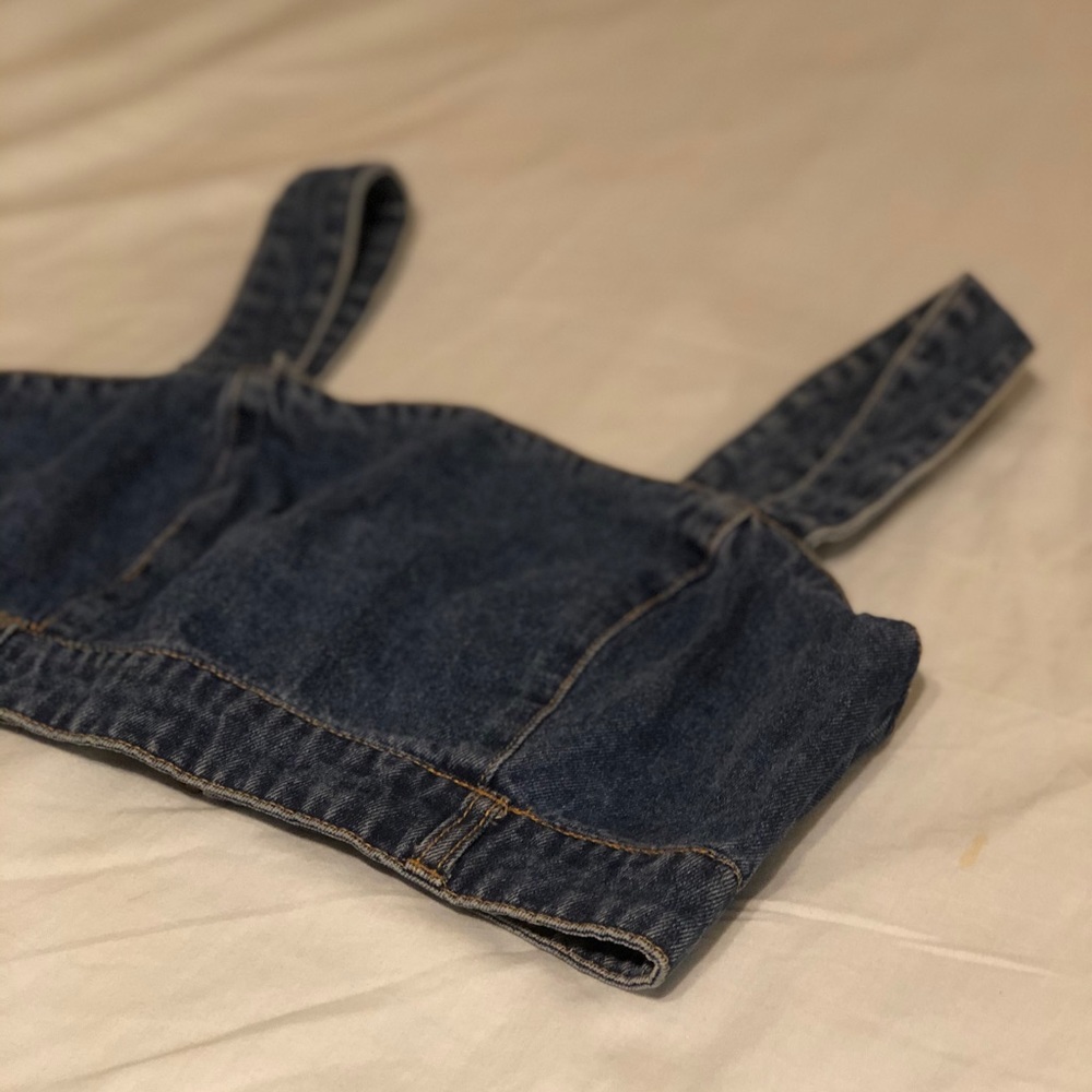 Jean Crop Top - Picture 3 of 3
